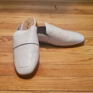 White Free People Mules - New without Tags